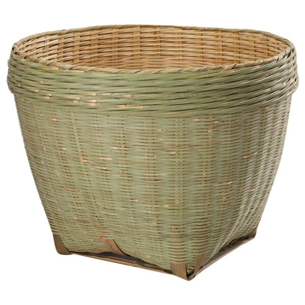 Booboa Handcrafted Bamboo Carrying Baskets – Traditional Large Woven Bamboo Bins for Weddings and Farming