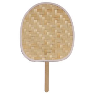 BooBoa Minimalist Bamboo Hand Fan | Blank Bamboo Palace Fan