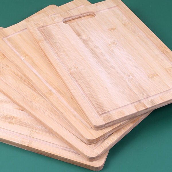 Natural Bamboo Chopping Board for Home, Kitchen Cutting Board, Small Solid Bamboo Board for Dormitory, Knife Board, Kneading Board - Image 3