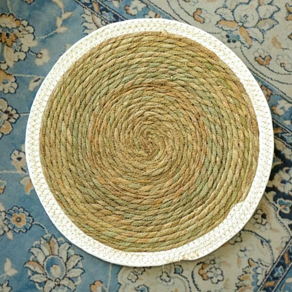 Nordic Round Rattan Mat - Bedroom & Living Room Decorative Mat