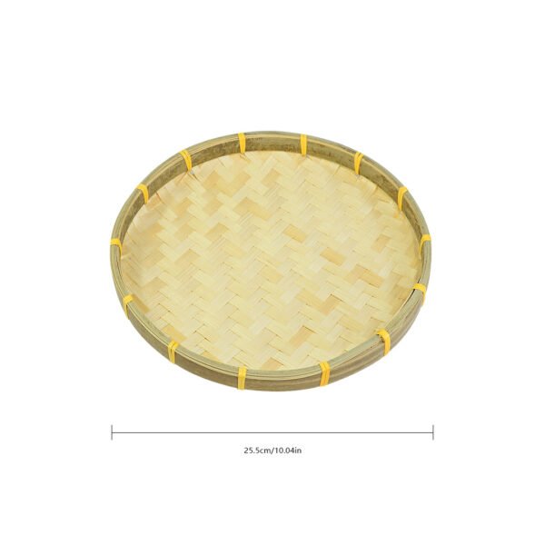 Charming Round Bamboo Woven Sieve - Ideal for Kindergarten Crafts, Dance Decor & More - Image 8